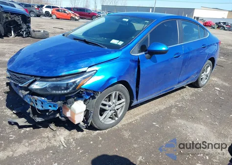 2018 Chevrolet Cruze Lt Auto из США, поврежденный, VIN 1G1BE5SM8J7105300